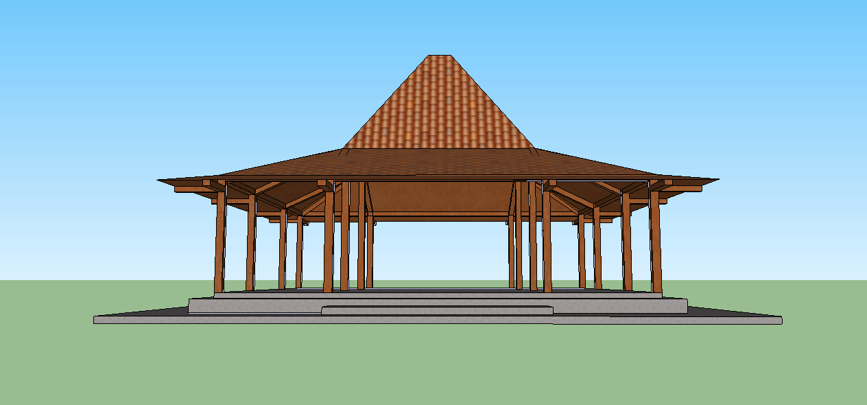 Sketsa Sederhana Rumah Joglo Sketsa Sederhana Rumah Joglo
