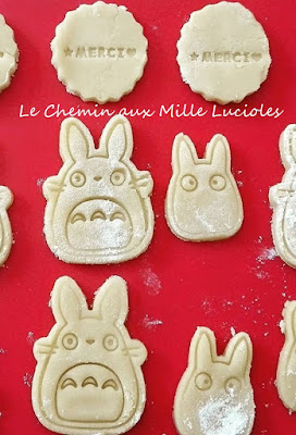 Biscuits sablés Totoro, en cadeau pour la Maîtresse