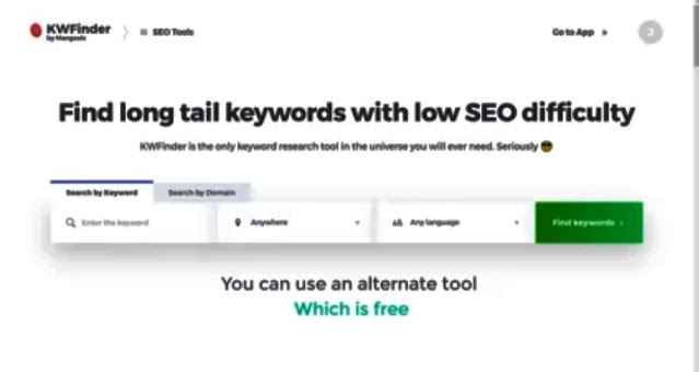 Find Low Competition Keywords Using a Free Tool