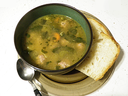 Italian Wedding Soup The soup really tastes great