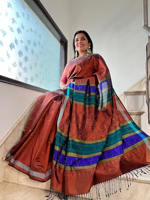 Silk tangaliya saree