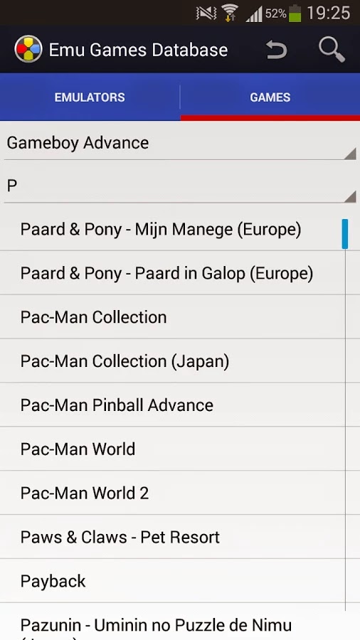Emulator Games Database v1.8 [Ad-Free]