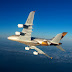 Etihad Airbus A380-800 While Rolling Maneuver