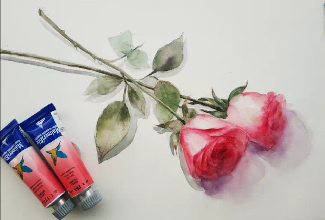 22+ watercolor flower landscape, 12watercolor techniques painting tips