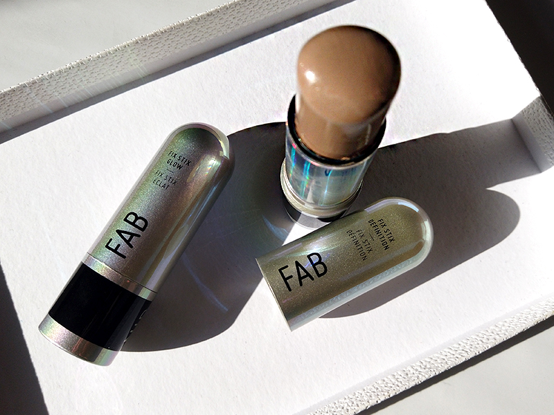 Nip + Fab Fix Stix stick contour and highlighter in shades aura and cool taupe