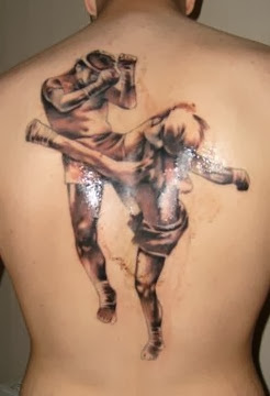 Kickboxing Martial Art Tattoo