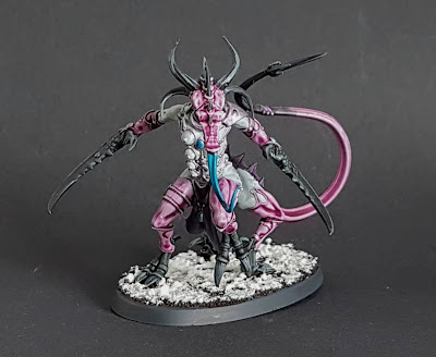 Fiends Slaanesh Daemons painted with Citadel Contrast for Warhammer 40k