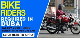 Requirement Bike Riders Jobs Vacancy in Eurostar Communications LLC Location Dubai