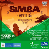 SIMBA  “El Principe Leon” 2019 | Teatro Cafam