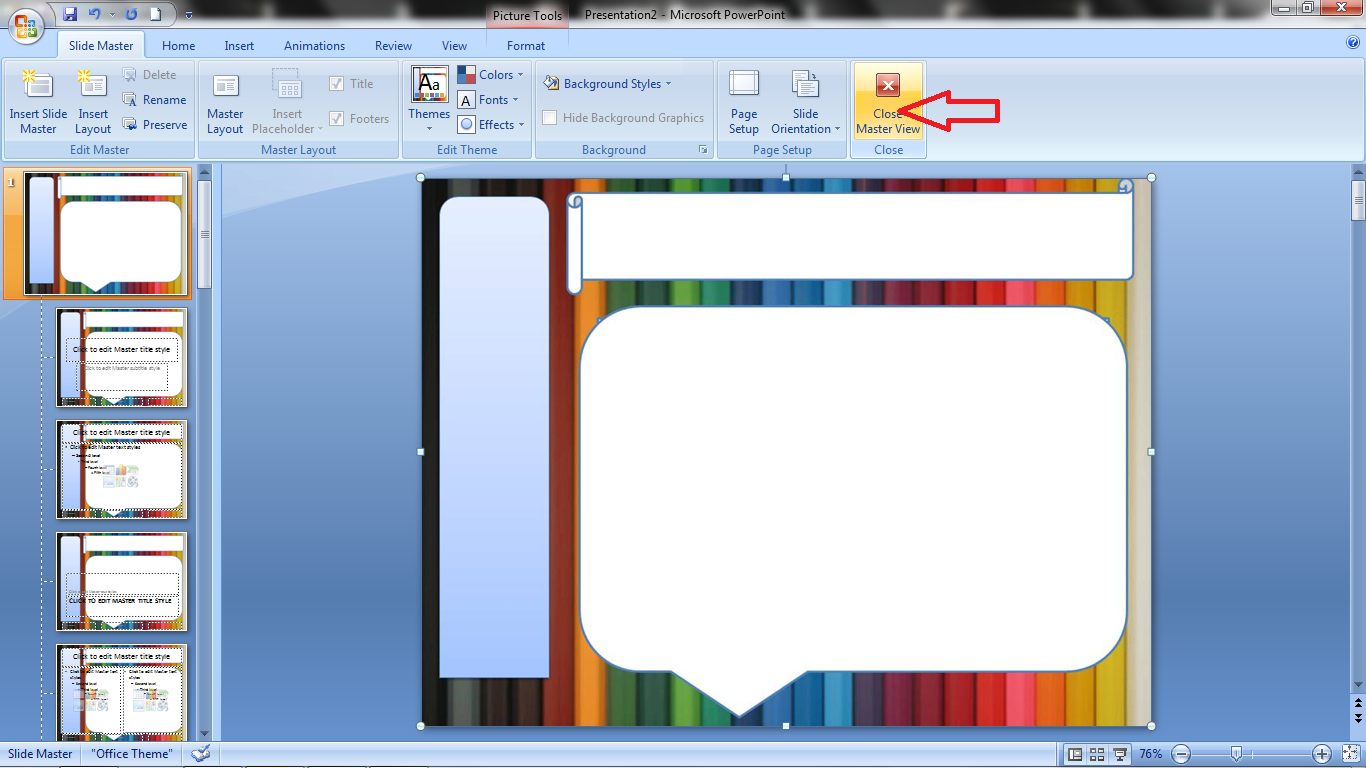 Contoh Slide Background Surat