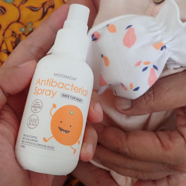 antibakterial spray aman untuk bayi