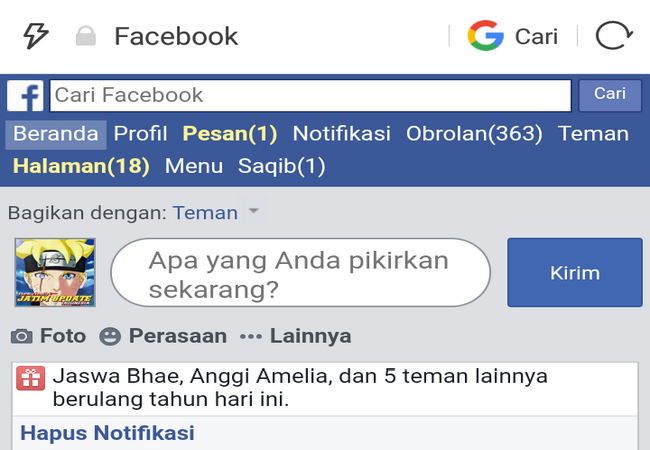 Cara Ubah Tampilan Facebook Ke Versi Dasar Di Uc Browser Terbaru