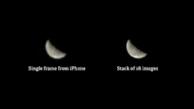 iphone moon photo