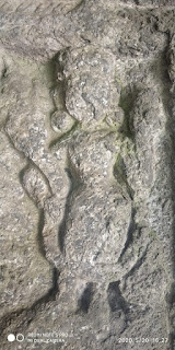 Carving of Bhagwan Vishnu Ji at Balie of Pandail, Paddar