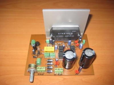Rangkaian STK  4192 Power Amplifier  50 Watt Stereo Koleksi 