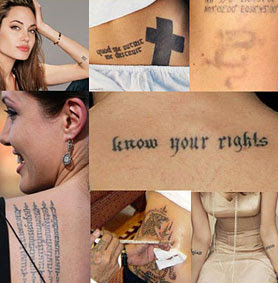 Angelina Jolie and Brad Pitt get tattoos