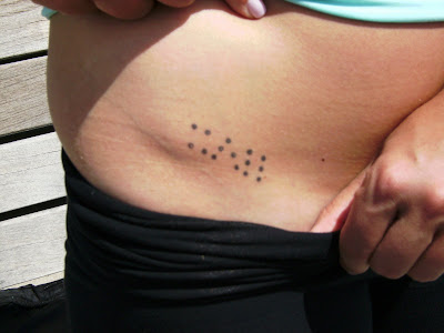 Matching Marriage Tattoos. In Venezuela we met an eccentric sci-fi author