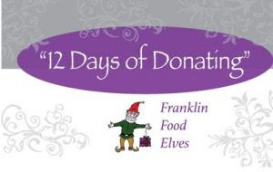 Wanted Food Elves for the Franklin Food Pantry! 