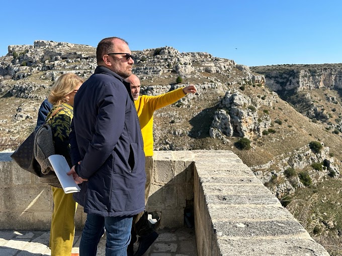 Matera: sopralluogo del sindaco e dell'assessore Gaudiano nei locali del Mu.Dea.m