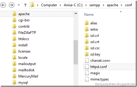 Mengganti port apache xampp