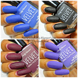 Sally Hansen Velvet Texture Collection Review