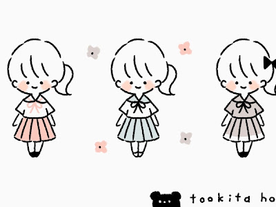 [最も選択された] 前髪 可��い 女の子 イラスト 簡単 ���き方 125233-女の子 イラス��� かわいい 黒髪