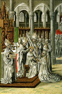 Wikimedia Commons image of the coronation of Henry IV