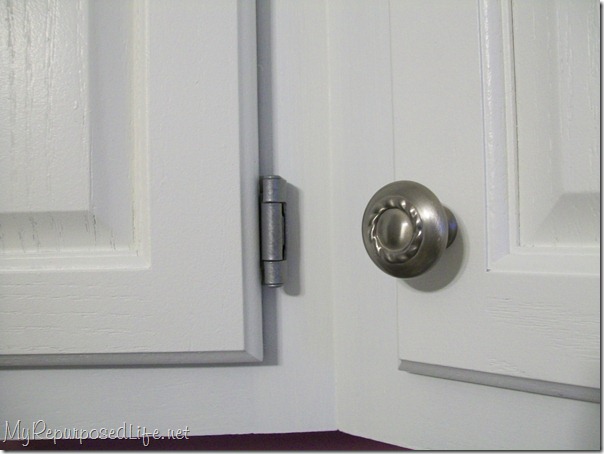 spray paint hinges