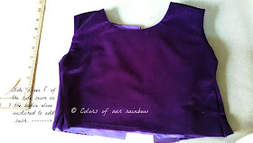 DIY Purple dress for child @colorsofourrainbow.blogspot.ae