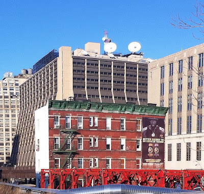 billboard seen from High Line in NYC