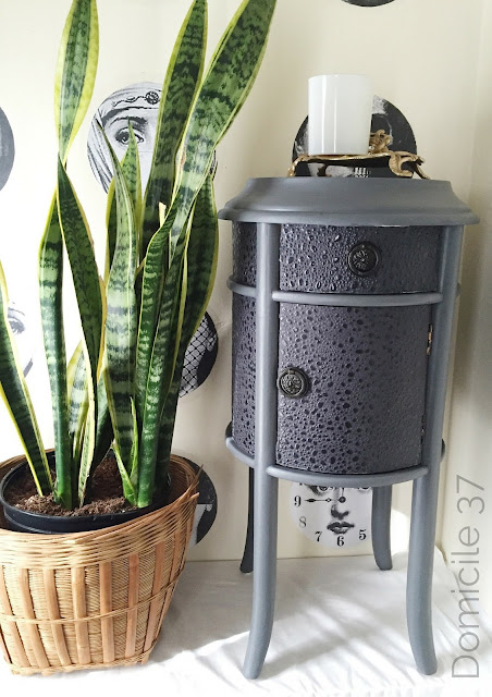 Side Table Makeover using Folk Art Chalk Paint and Wax and Plaid Mod Podge