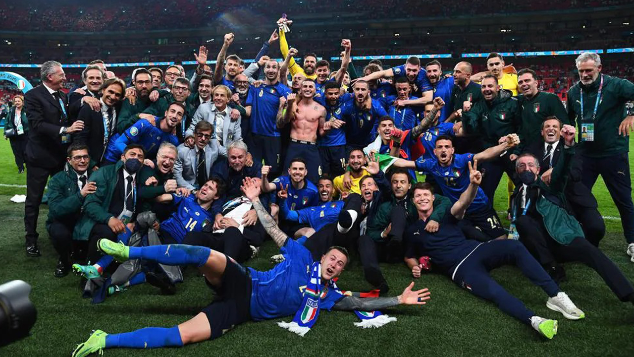 Hasil akhir final euro 2020 antara italia vs inggris