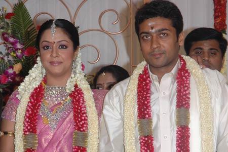He married actress Jyothika Saravanan on 11 September 2006