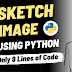 Python Project : How to Convert Image to Sketch Using Python in Hindi - CodeWithShani