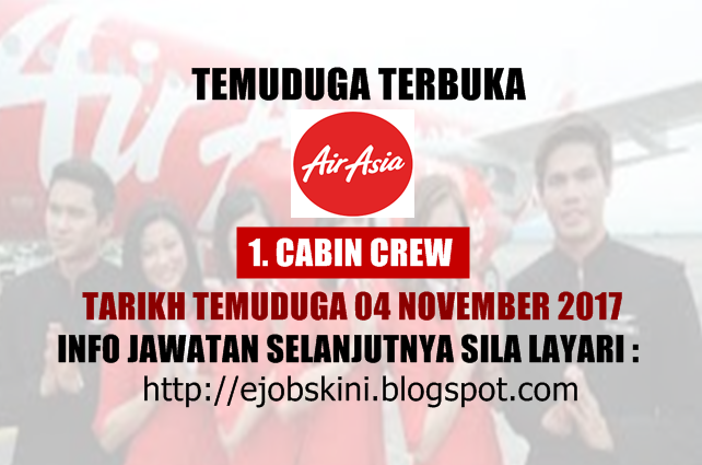 Temuduga Terbuka Sebagai Cabin Crew AirAsia