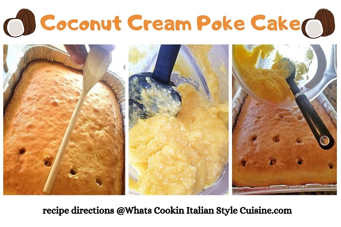 step by step poke cake