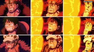 One Piece 第1016話 怪物決戦 意地張りあう三船長 ネタバレ
