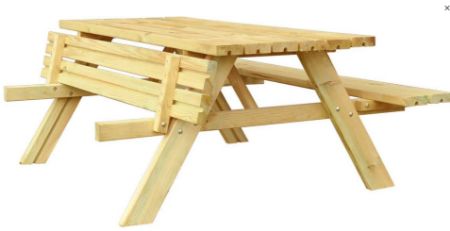 Picknicktafel hout