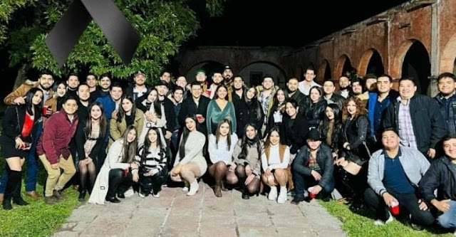 Esta fue su fotografía de la posada sin saber que seria la ultima de su visa,  comando irrumpió en su fiesta y disparo contra los asistentes asesinando a 12 en Salvatierra, Guanajuato