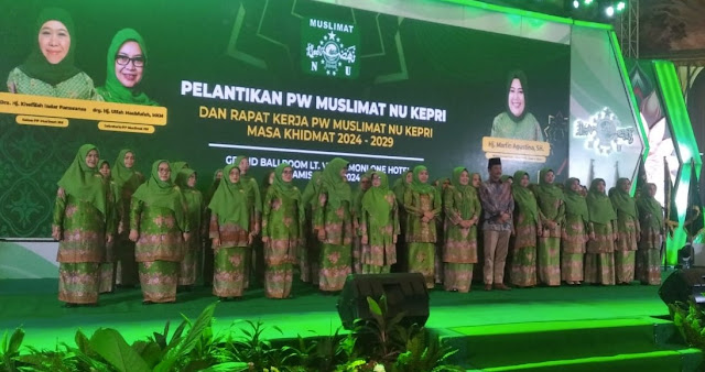 Hadiri Pelantikan Marlin Sebagai Ketua PW NU Kepri, Rudi Ajak Muslimat NU Terus Berkolaborasi Dengan Pemerintah