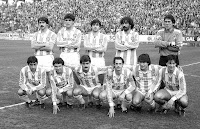 📸REAL VALLADOLID DEPORTIVO 📆9 diciembre 1984 ⬆️Moré, Francis, Aracil, Richard, Fenoy. ⬇️Jorge, Eusebio, García Navajas, Minguela, Patricio Yañez, Jorge Da Silva. REAL SPORTING DE GIJÓN 1 🆚 REAL VALLADOLID 3. Domingo 09/12/1984, 17:00 horas. Campeonato de Liga de 1ª División, jornada 15. Gijón, Asturias, estadio El Molinón. GOLES: ⚽0-1: 1’, Pato Yáñez. ⚽0-2: 28’, Jorge Alonso. ⚽1-2: 58’, Quini, de penalti. ⚽1-3: 83’, Goyo Fonseca, de penalti.