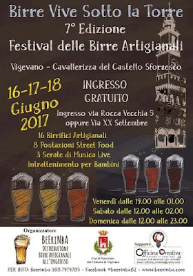 Birre vive sotto la torre 16-17-18 giugno Vigevano (PV) 