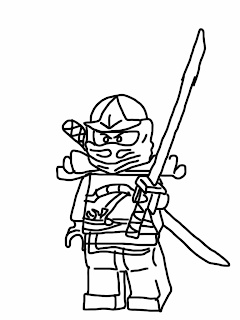 Lego Ninjago Coloring Page