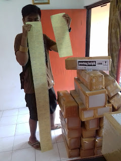 pengiriman pos indonesia alat pemotong keripik