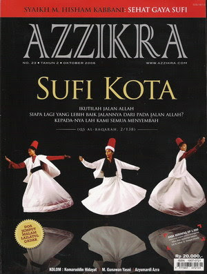 Sampul Depan Majalah Azzikra Sufi Kota