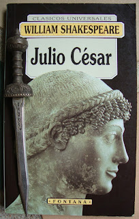 Portada del libro Julio César, de William Shakespeare