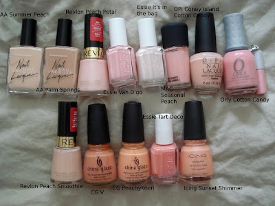 peaches nail polish collection