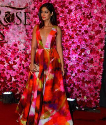 Ileana D’Cruz in Printed Gown At the Lux Golden Rose Awards