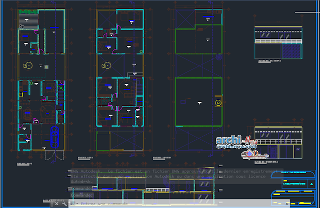 Home family in AutoCAD 