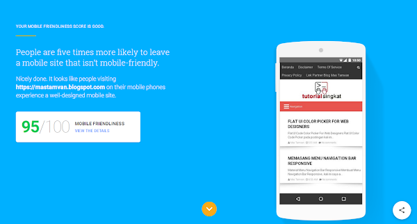 Tools Baru Google Dapat Menguji Mobile Friendliness dan Kecepatan Situs Kita
